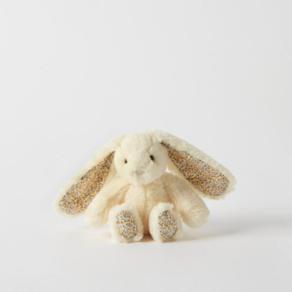 "Jiggle & Giggle" - Floral Bunny Rattles