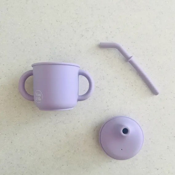 "Mini & Me" - Silicone Straw Sippy Cup