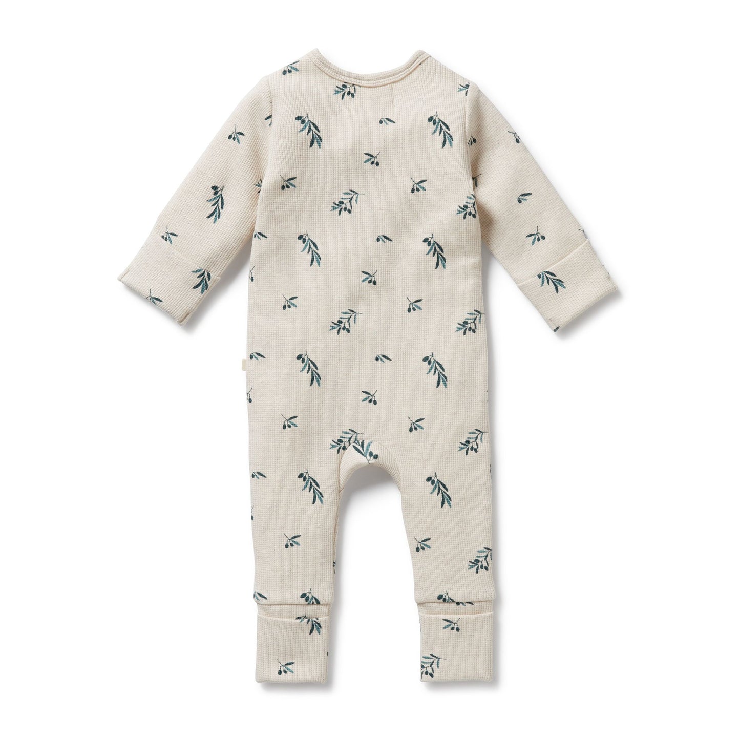 "Wilson & Frenchy" - Little Olive - Waffle Zipsuit