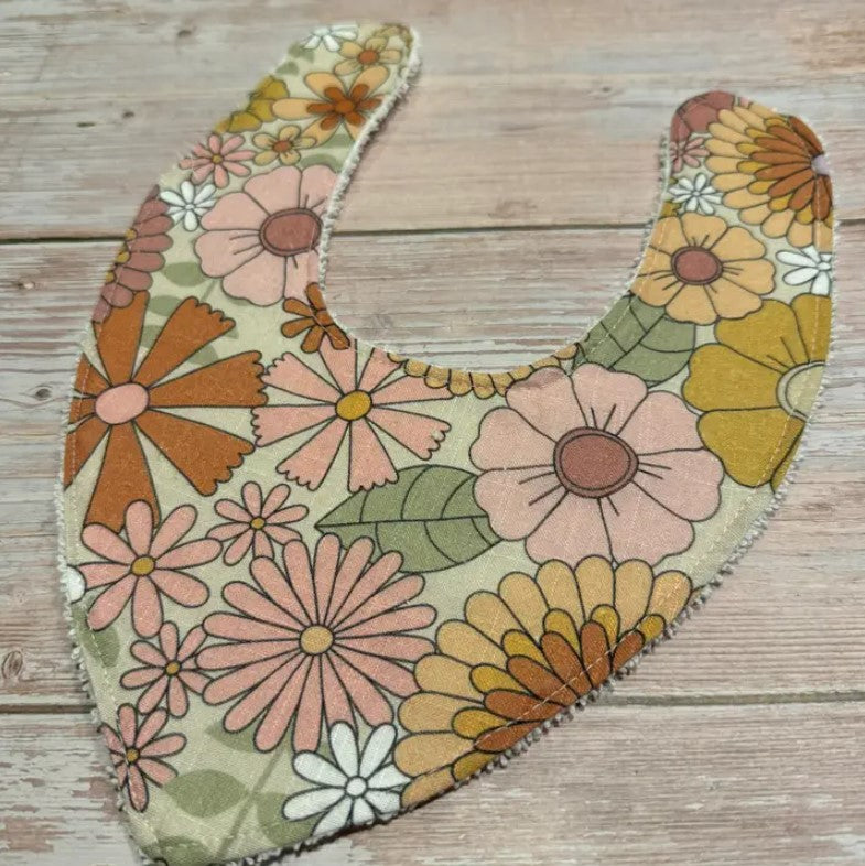 "Finished with a Kiss” - Handmade Baby Bibs