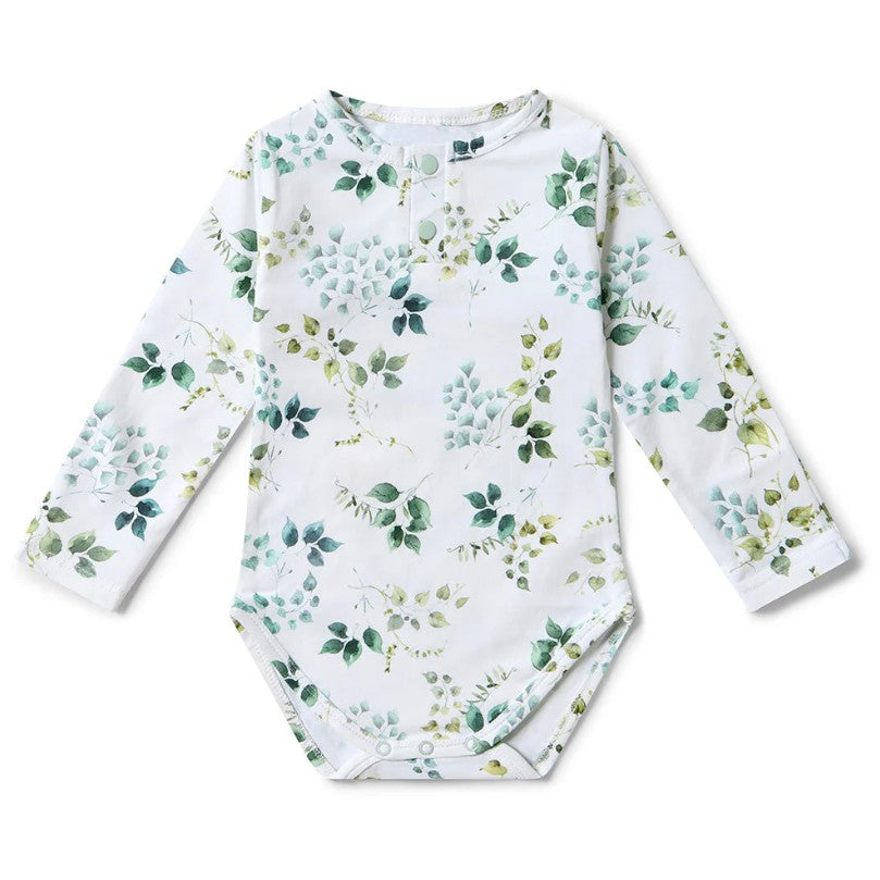 "Snuggle Hunny" - Long Sleeve Bodysuit - Eden
