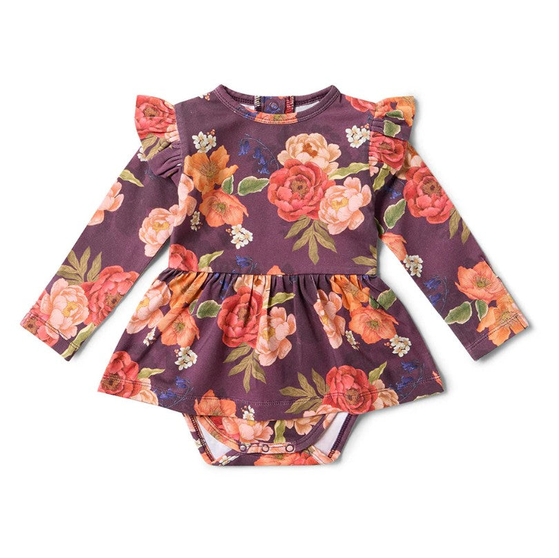 "Snuggle Hunny" - Long Sleeve Dress - Sienna
