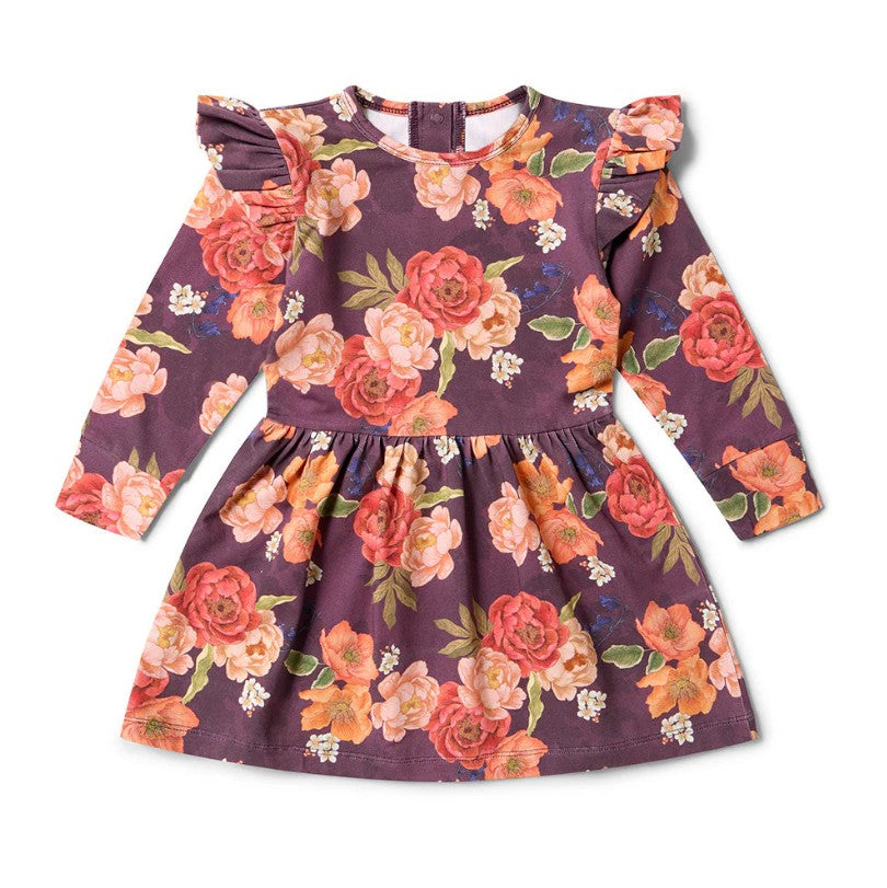 "Snuggle Hunny" - Long Sleeve Dress - Sienna