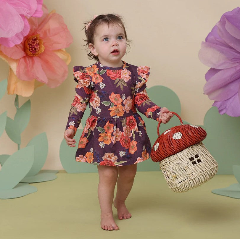 "Snuggle Hunny" - Long Sleeve Dress - Sienna