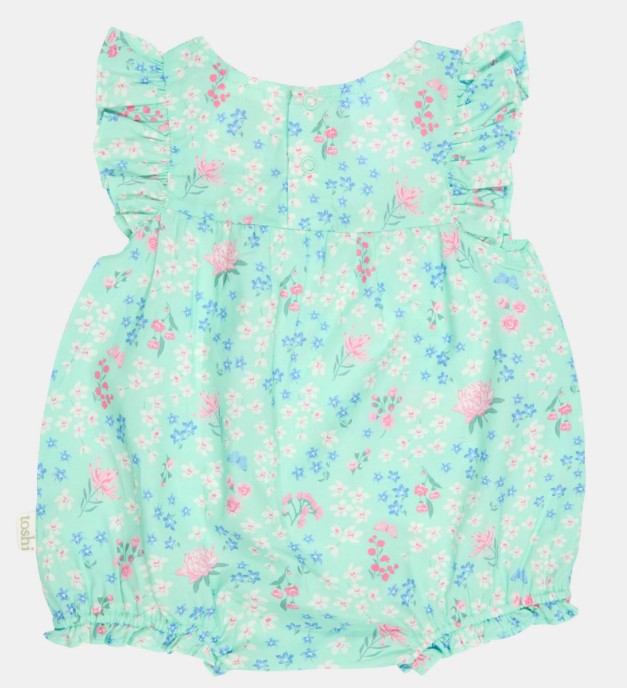 "Toshi" - Matilda Romper - Acacia Mint