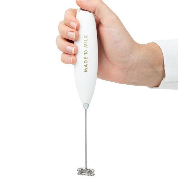"Made to Milk" - Handheld Milk Frother & Whisk