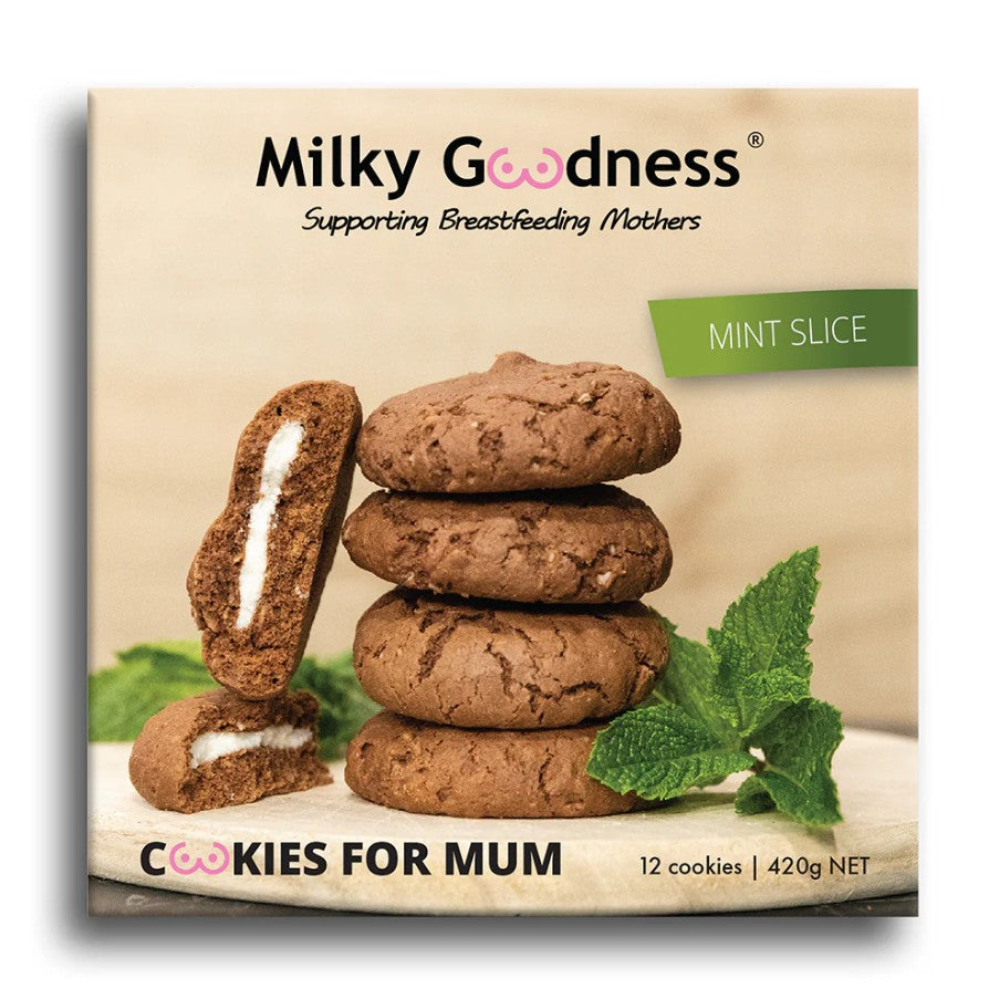 "Milky Goodness" - Lactation Cookies - Mint Slice