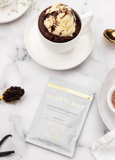 "Made to Milk" - Deluxe Mug Cake Mix (SINGLE SERVE)