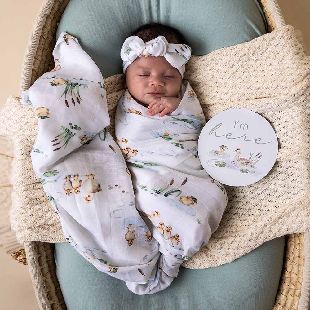 "Snuggle Hunny" - Organic Muslin Wraps