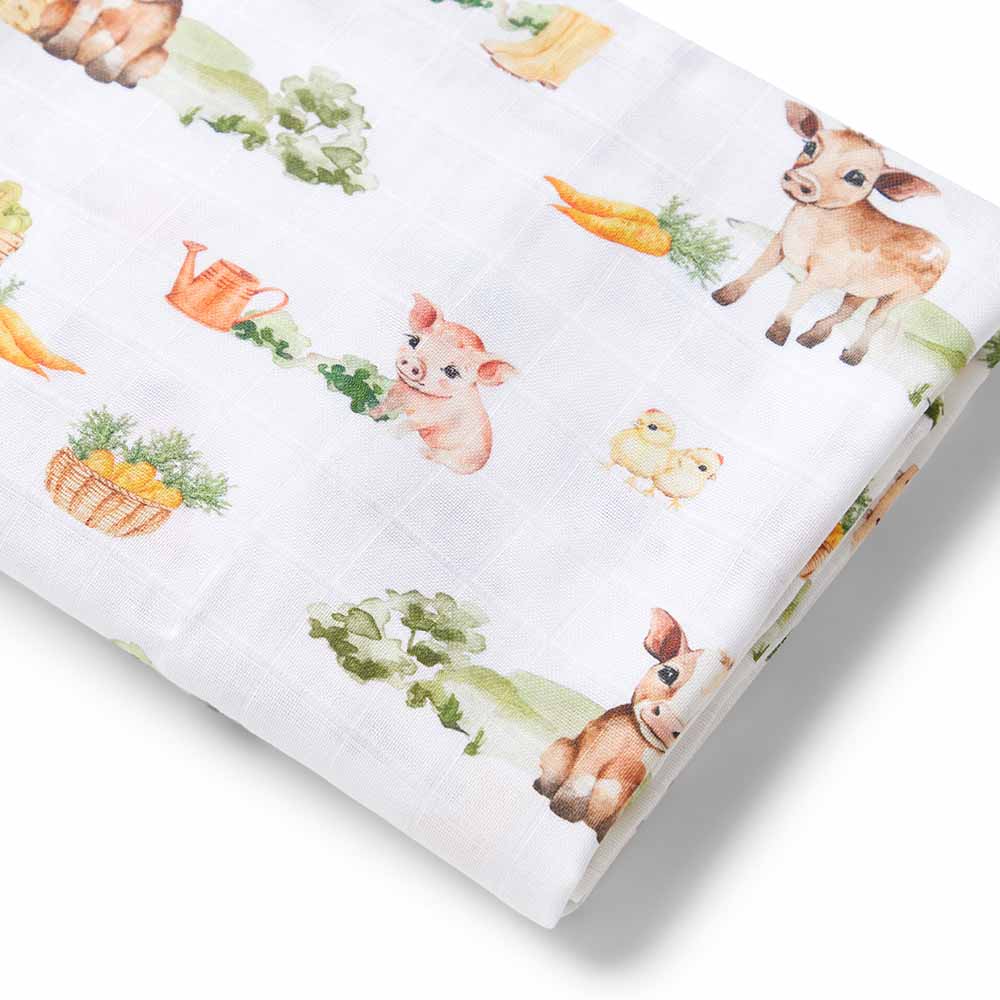 "Snuggle Hunny" - Organic Muslin Wraps