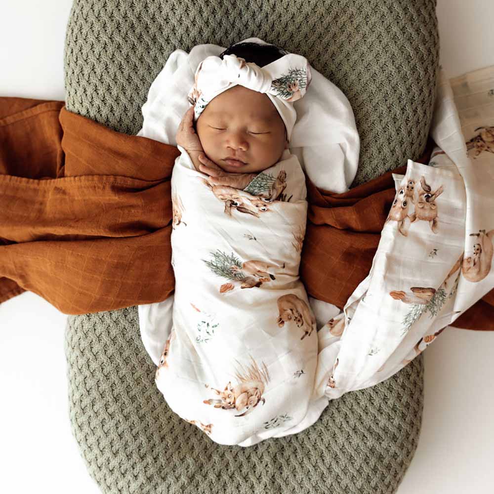 "Snuggle Hunny" - Organic Muslin Wraps