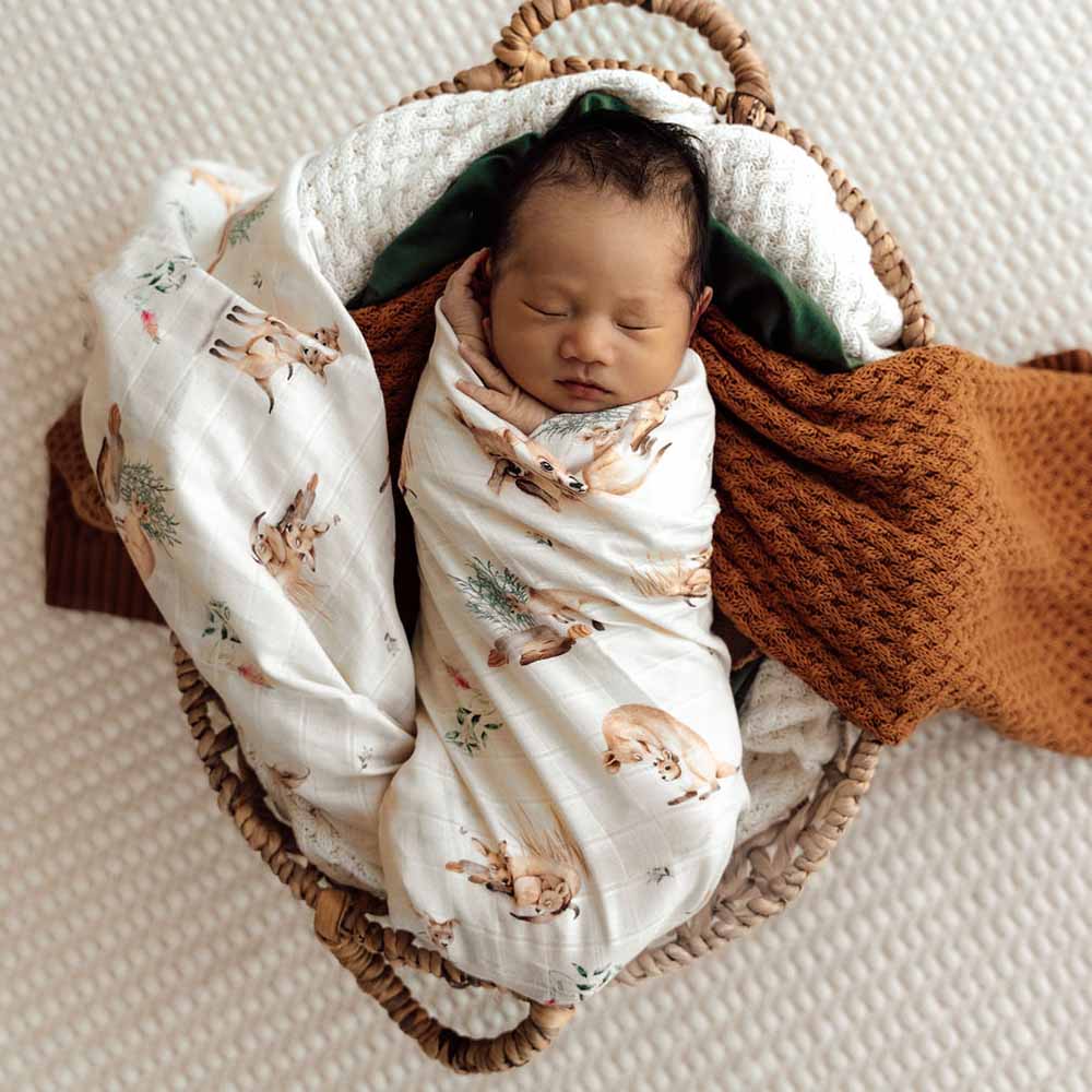 "Snuggle Hunny" - Organic Muslin Wraps