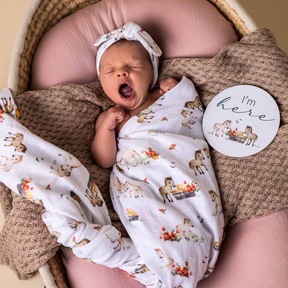 "Snuggle Hunny" - Organic Muslin Wraps