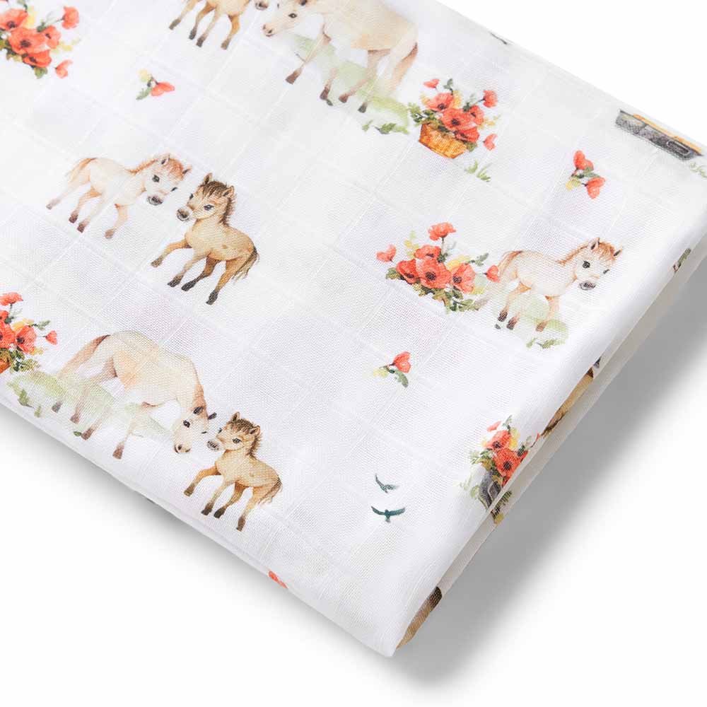"Snuggle Hunny" - Organic Muslin Wraps