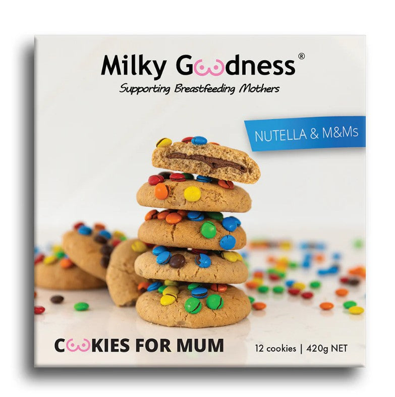 "Milky Goodness" - Lactation Cookies - M&M's/Nutella