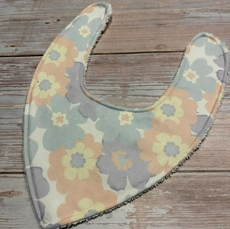 "Finished with a Kiss” - Handmade Baby Bibs