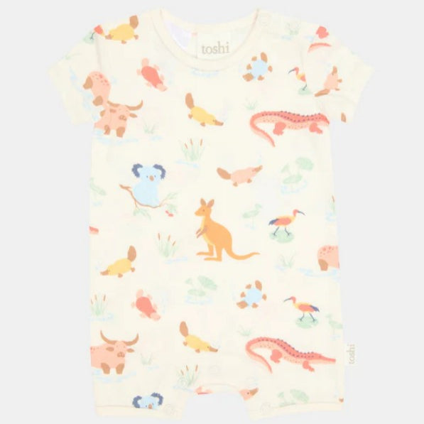 "Toshi" - S/S Onesie Banjo