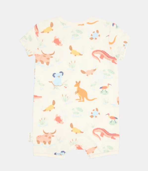 "Toshi" - S/S Onesie Banjo