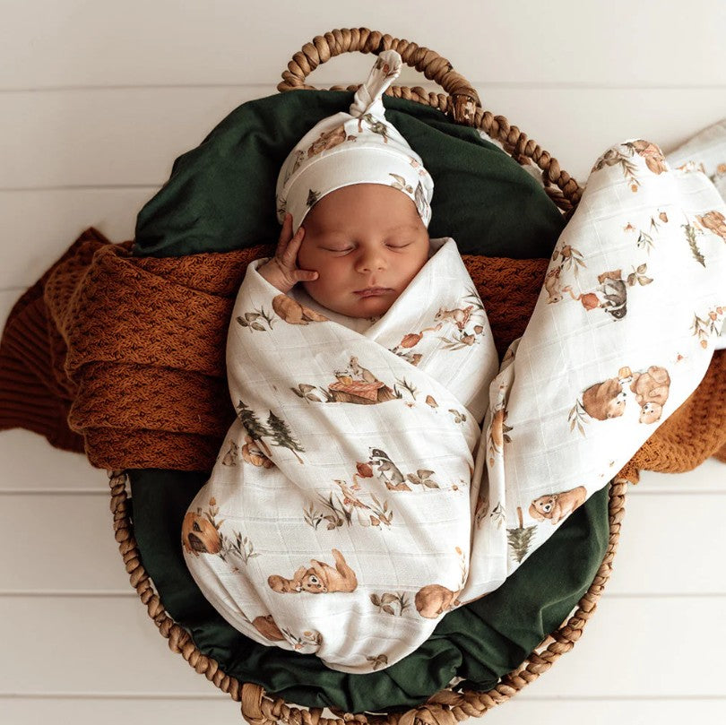 "Snuggle Hunny" - Organic Muslin Wraps