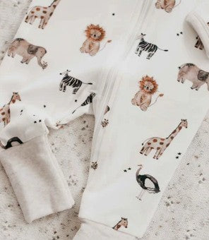 "Bencer & Hazelnut" - Zip Romper - Paul