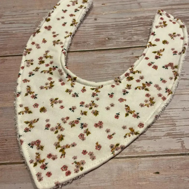"Finished with a Kiss” - Handmade Baby Bibs