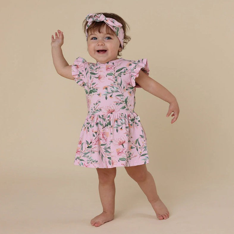 "Snuggle Hunny" - Dress - Pink Wattle
