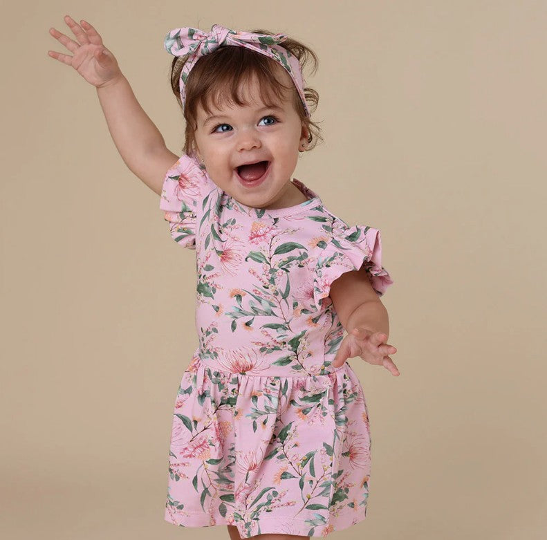 "Snuggle Hunny" - Dress - Pink Wattle