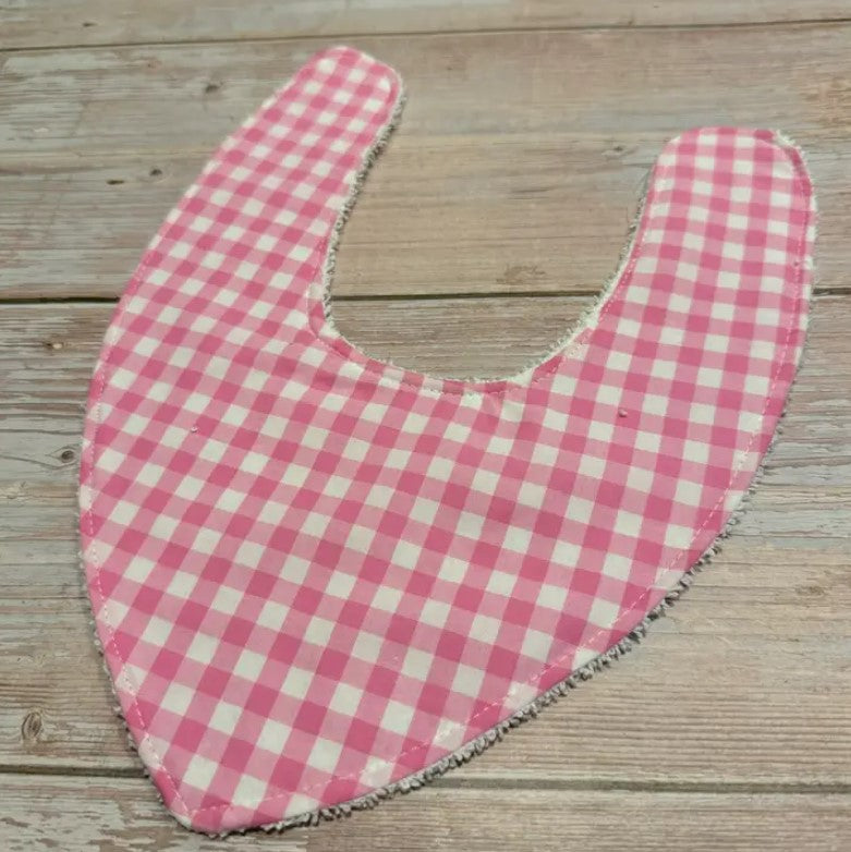 "Finished with a Kiss” - Handmade Baby Bibs