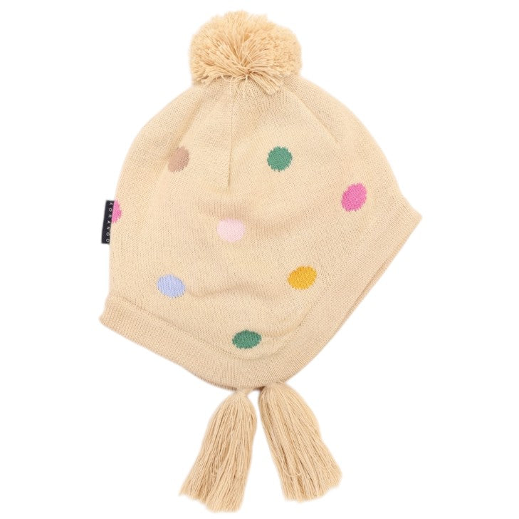 "Korango" - Beanie - Polkadot (Beige)