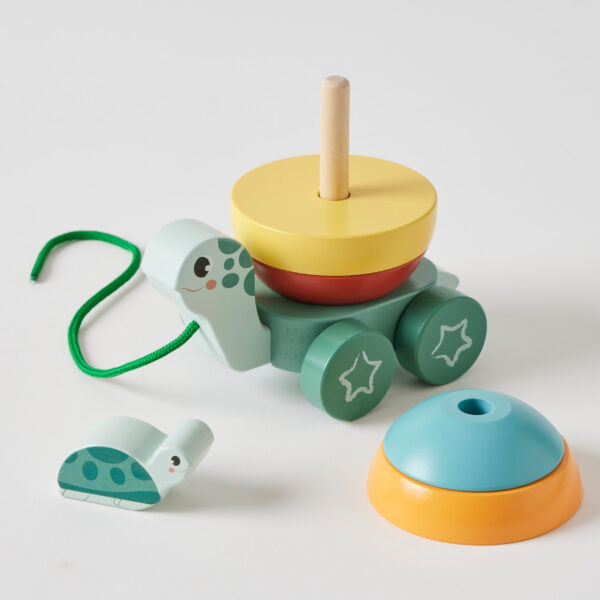 "Zookabee" - Pull Along Stacking Turtle