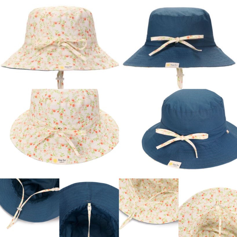 "Step Out Sunhat" - Reversible Sunhat
