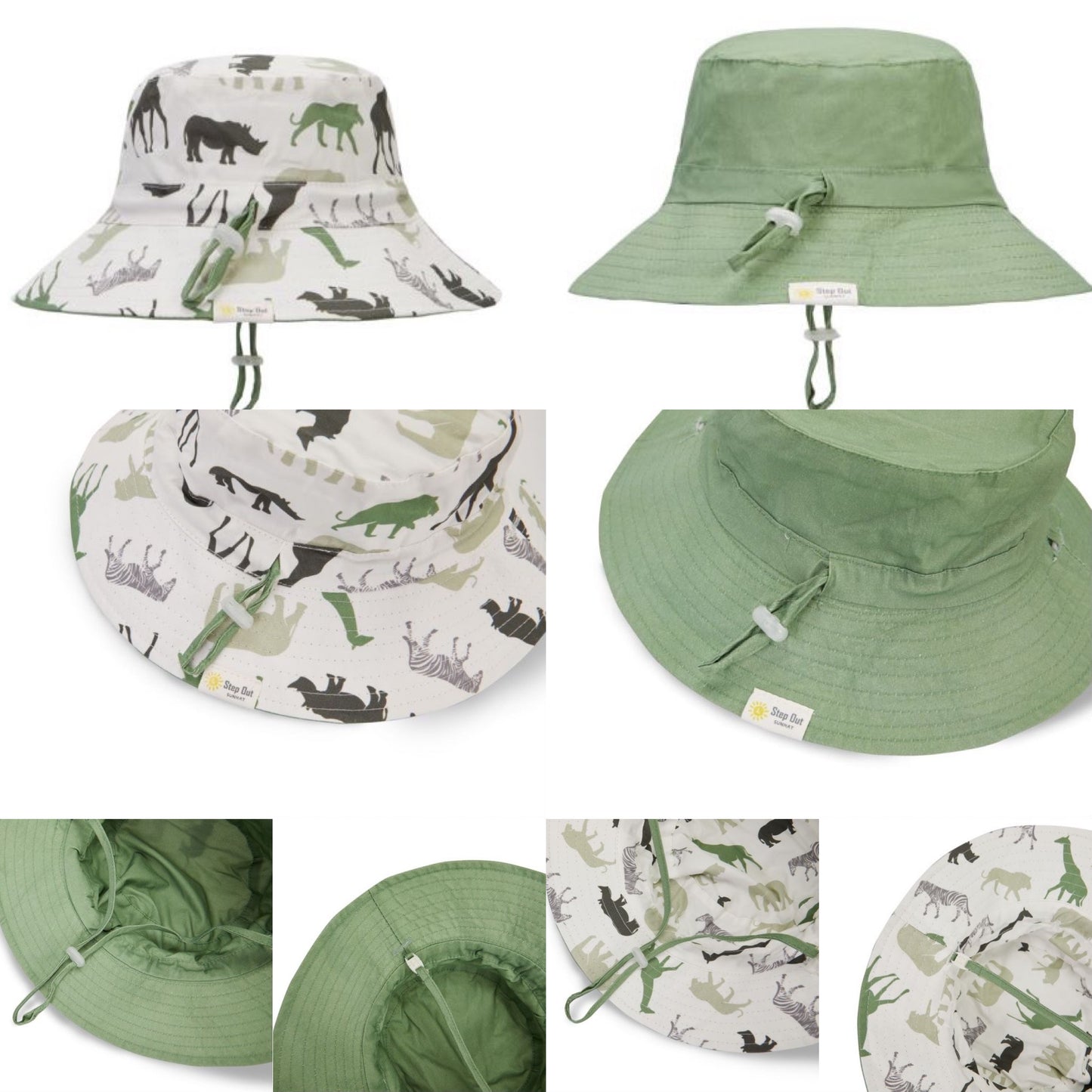 "Step Out Sunhat" - Reversible Sunhat
