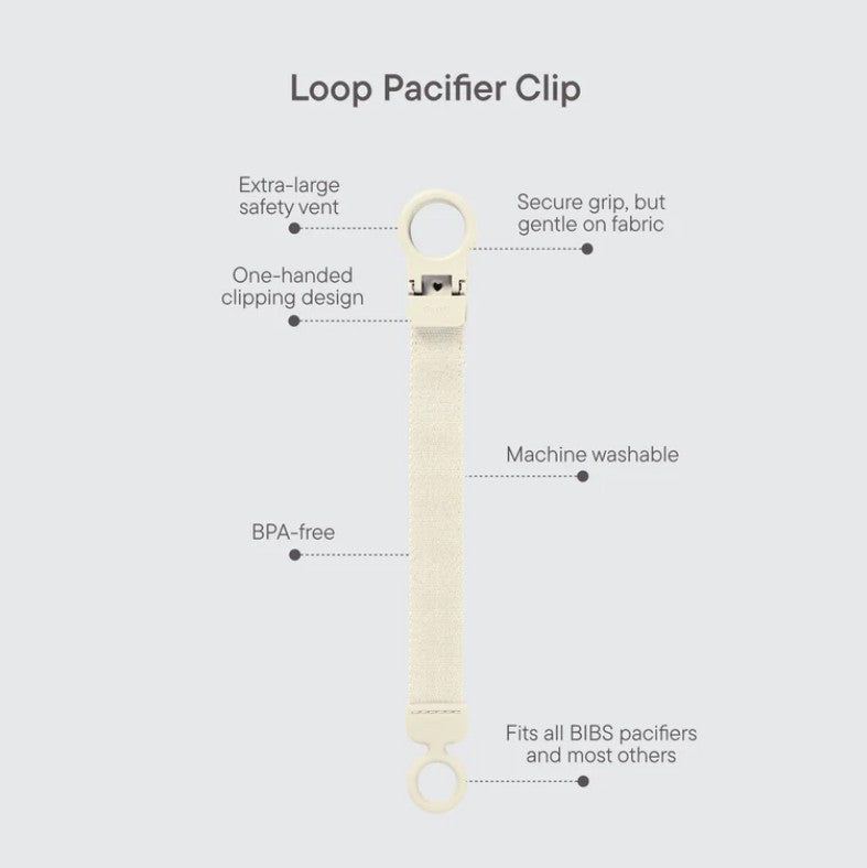 "BIBS" - Pacifier Clip Loop