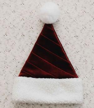 "Christmas" - Bencer & Hazelnut Santa Hat - Red