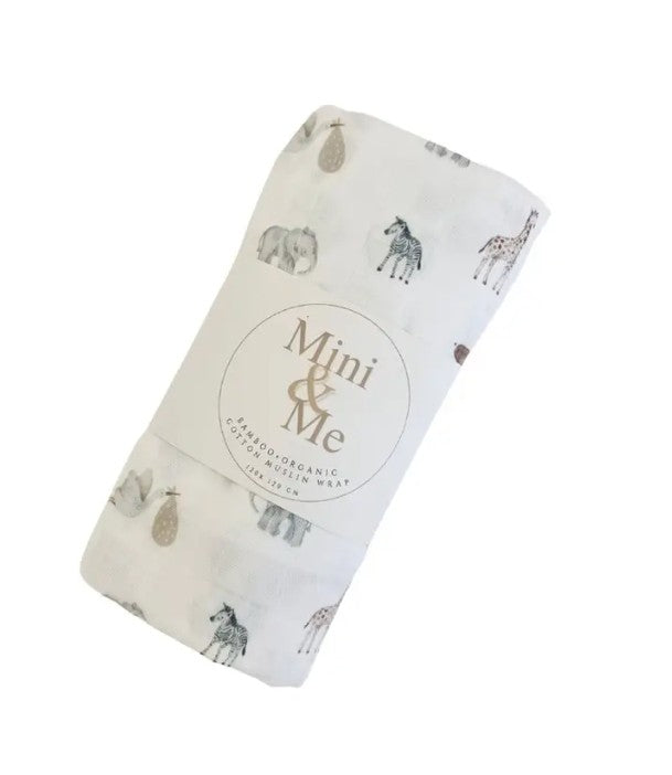 "Mini & Me" - Bamboo Muslin Swaddle