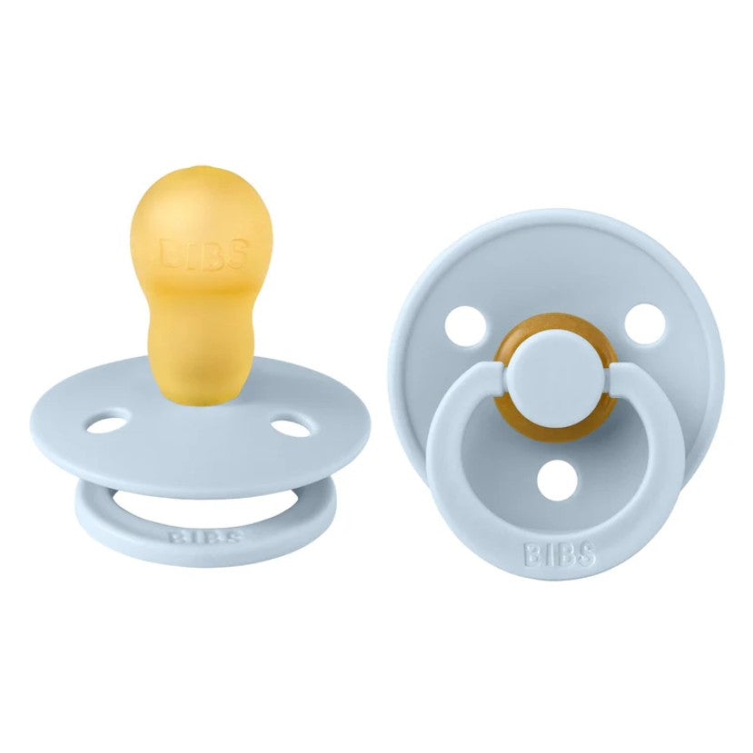 "BIBS" - Colour (Round) Range Pacifiers - Size 3