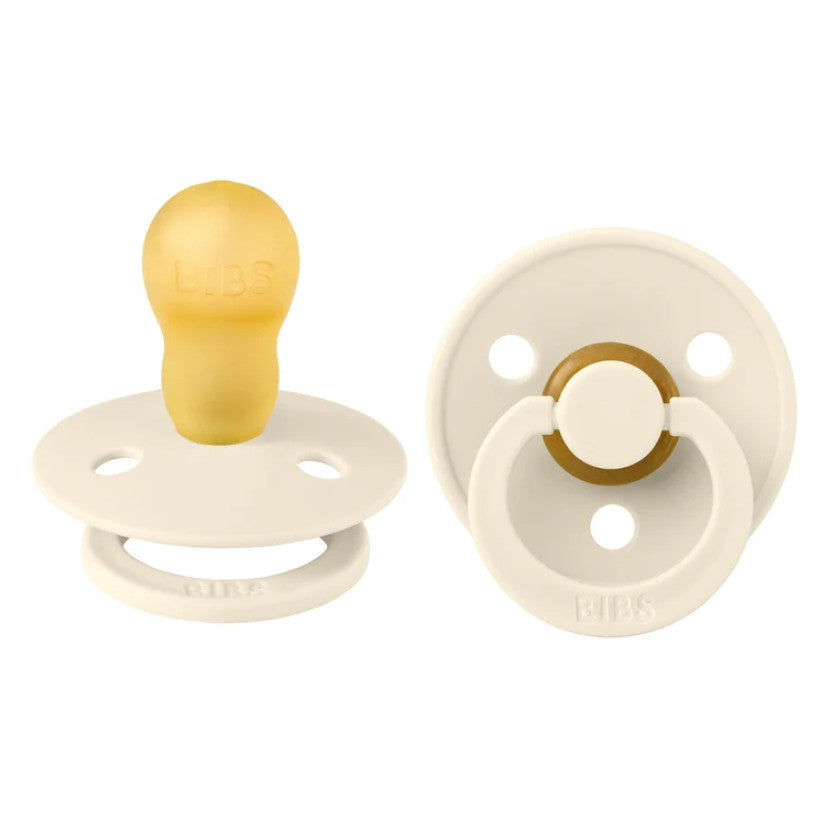 "BIBS" - Colour (Round) Range Pacifiers - Size 3