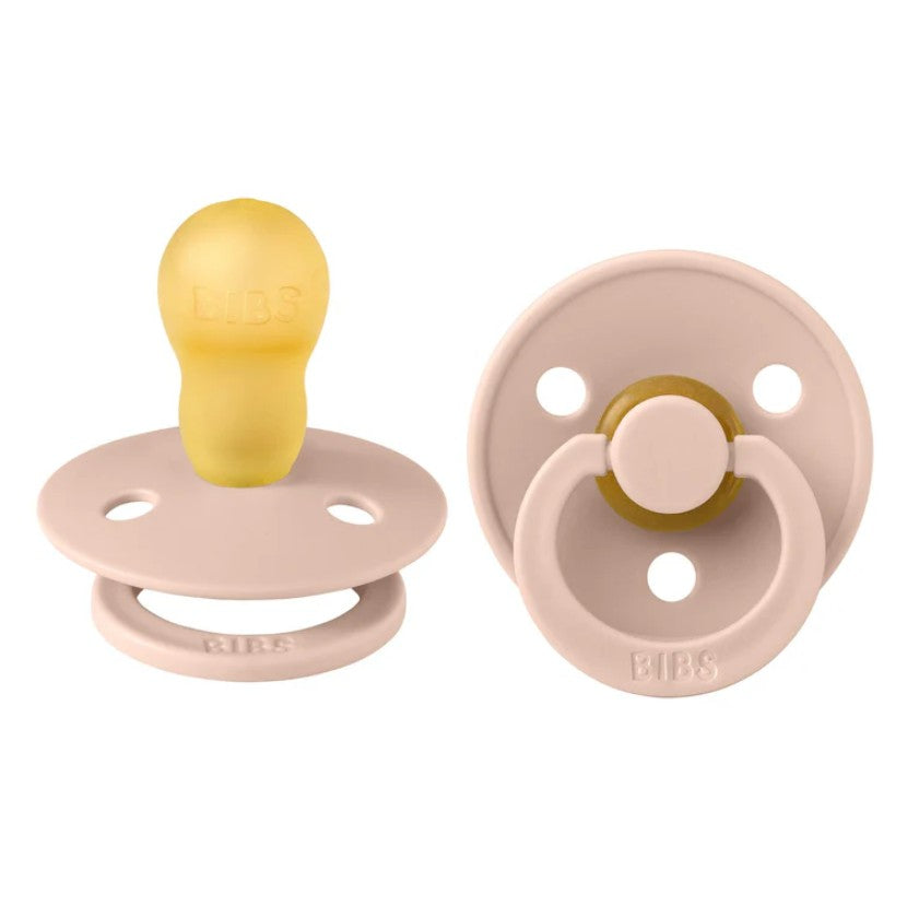 "BIBS" - Colour (Round) Range Pacifiers - Size 3
