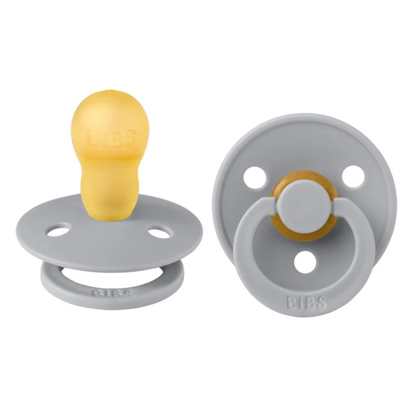 "BIBS" - Colour (Round) Range Pacifiers - Size 3