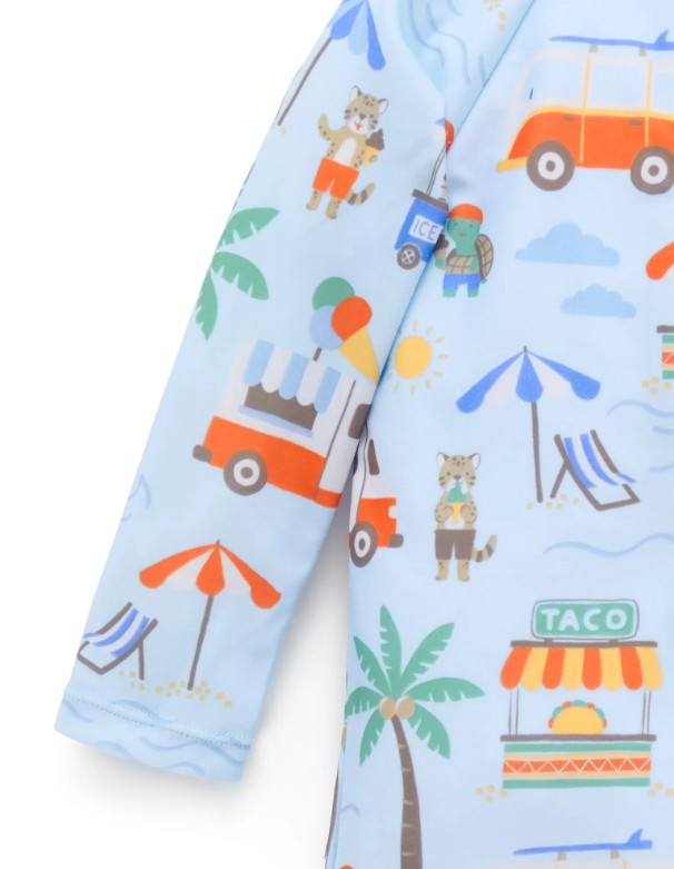 "Purebaby" - Swim Sunsuit - Cancun Print