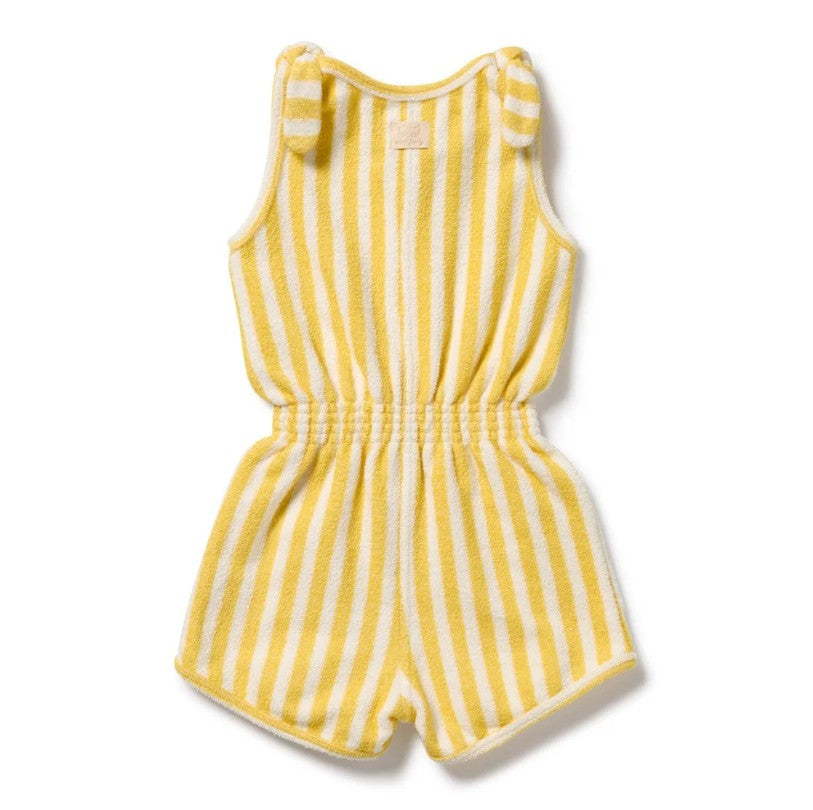 "Wilson & Frenchy" - Organic Terry Playsuit - Honey Wave