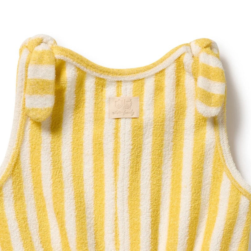 "Wilson & Frenchy" - Organic Terry Playsuit - Honey Wave
