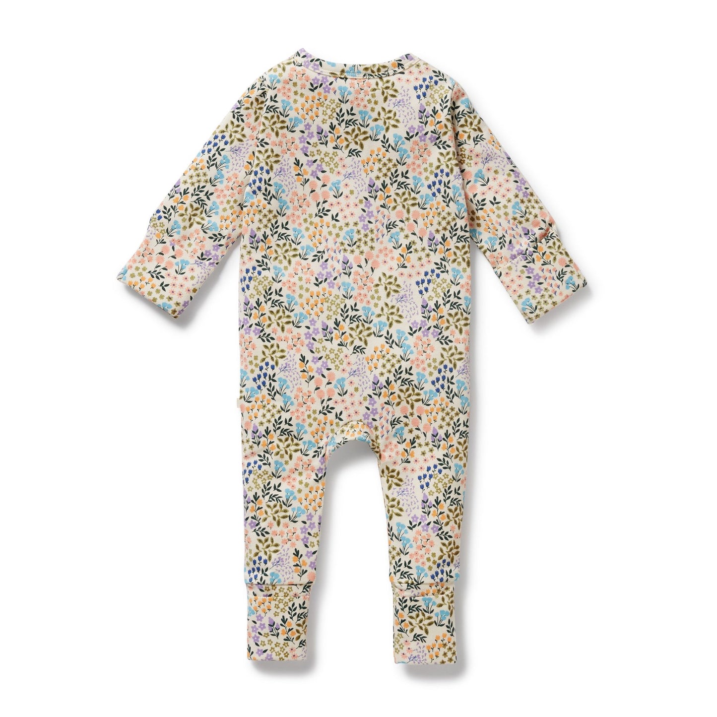 "Wilson & Frenchy" - Tiny Bloom Organic Zipsuit w/feet