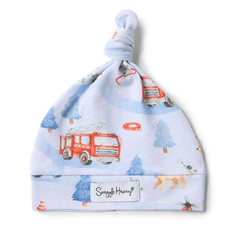 "Snuggle Hunny" - Knotted Baby Beanie