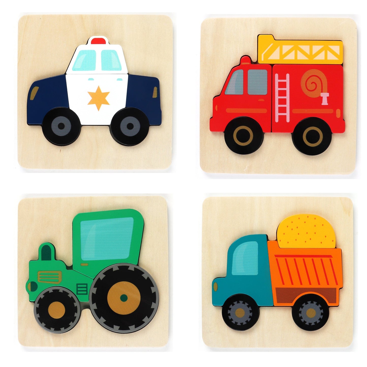 "Kaper Kidz" - Transport Chunky Puzzles (Assorted)