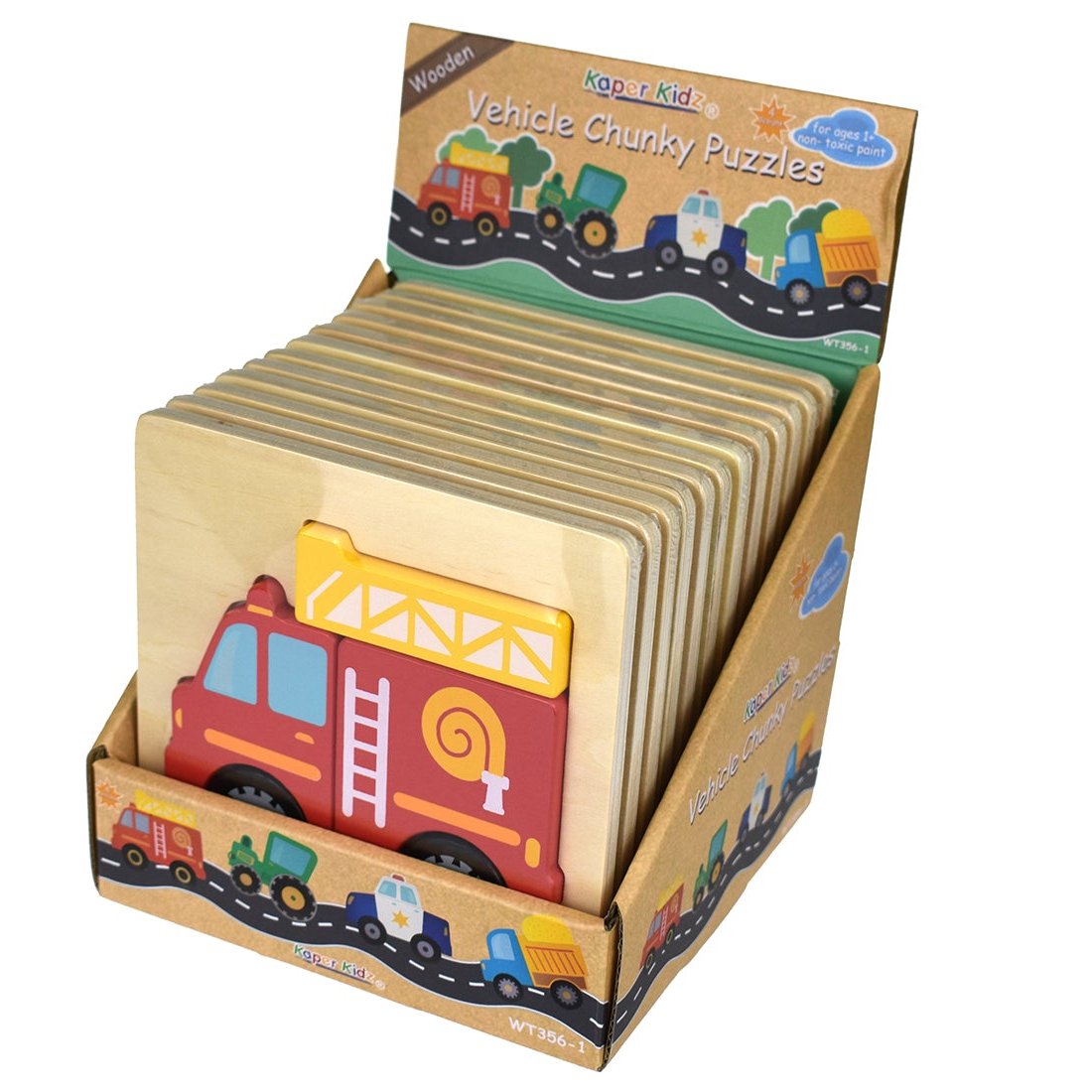 "Kaper Kidz" - Transport Chunky Puzzles (Assorted)