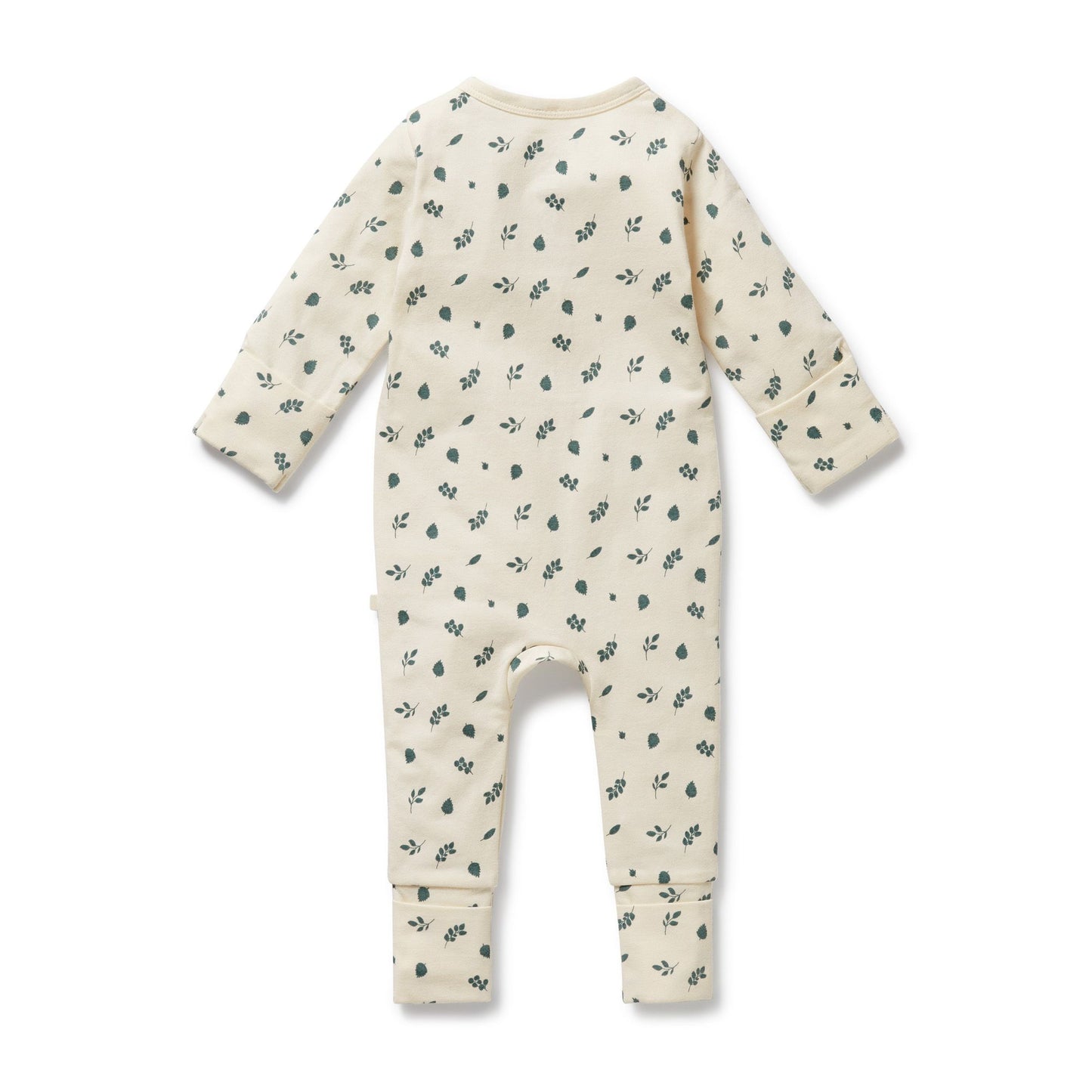 "Wilson & Frenchy" - Twilight Leaf Organic Zipsuit w/feet