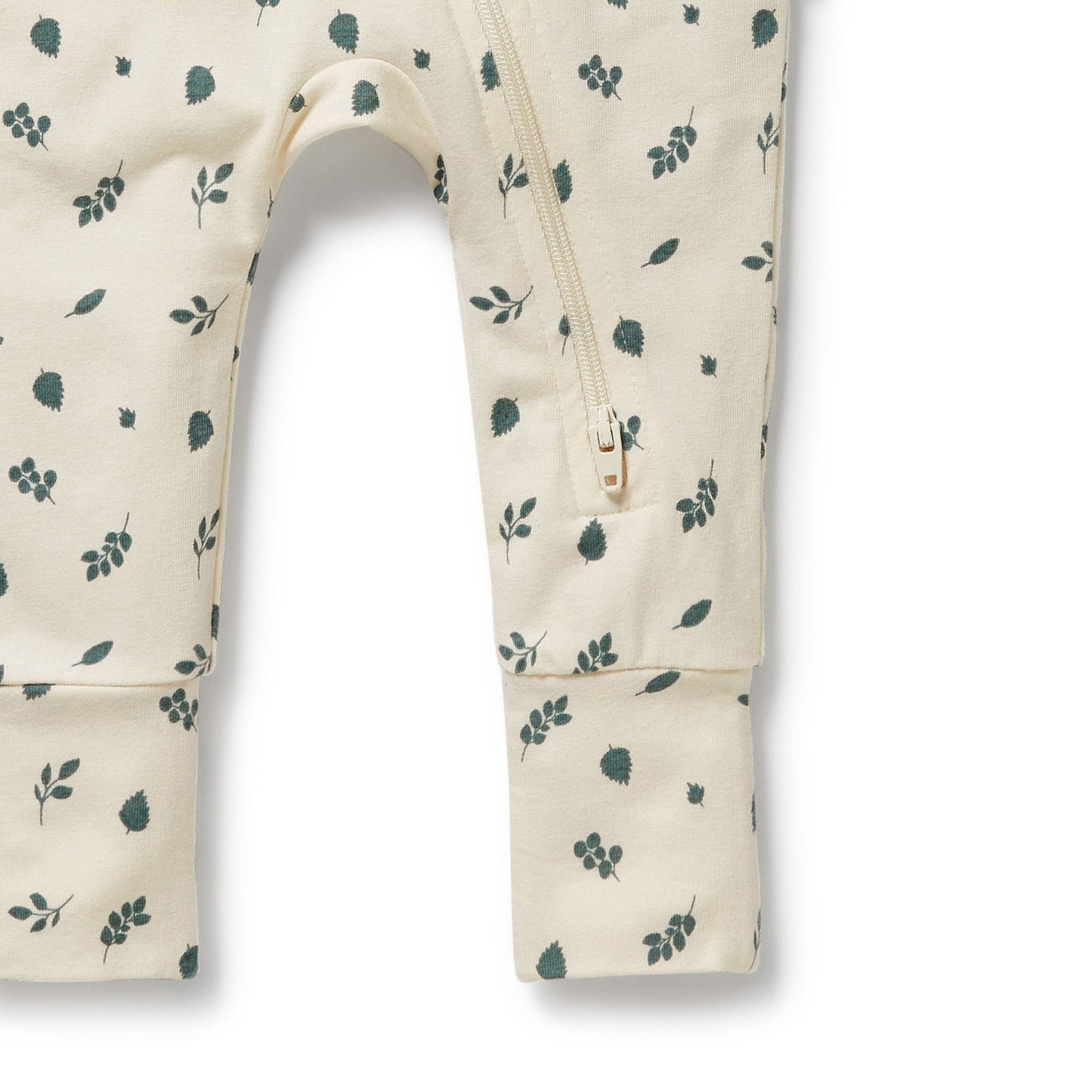 "Wilson & Frenchy" - Twilight Leaf Organic Zipsuit w/feet