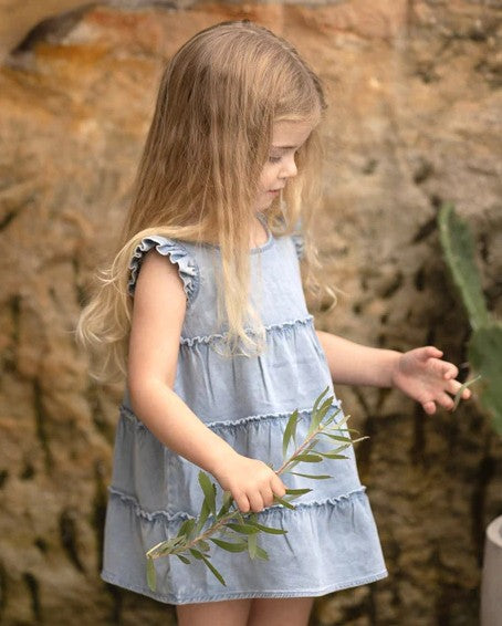 "Toshi" - Tiered Dress - Indiana