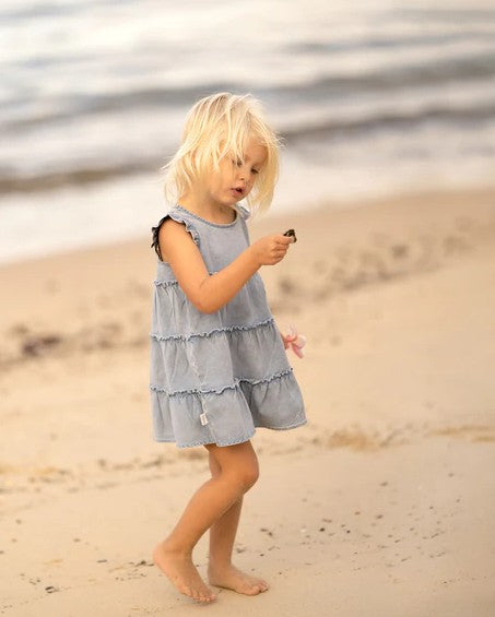 "Toshi" - Tiered Dress - Indiana